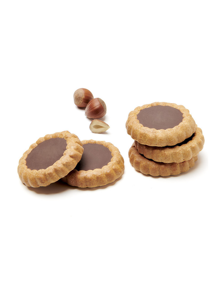 Tartaleta proteica de chocolate y avellana