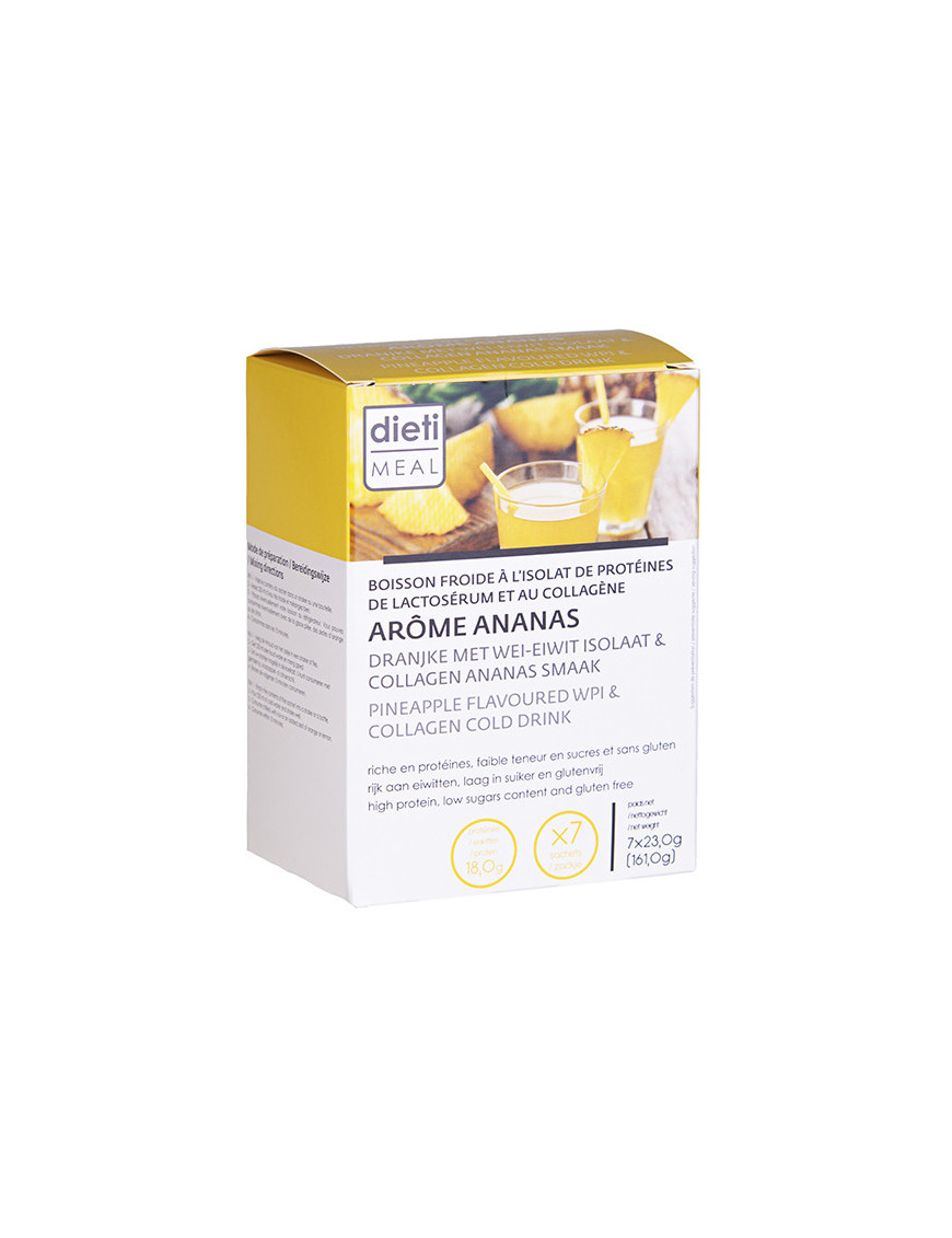 Bebida Piña rica en proteínas