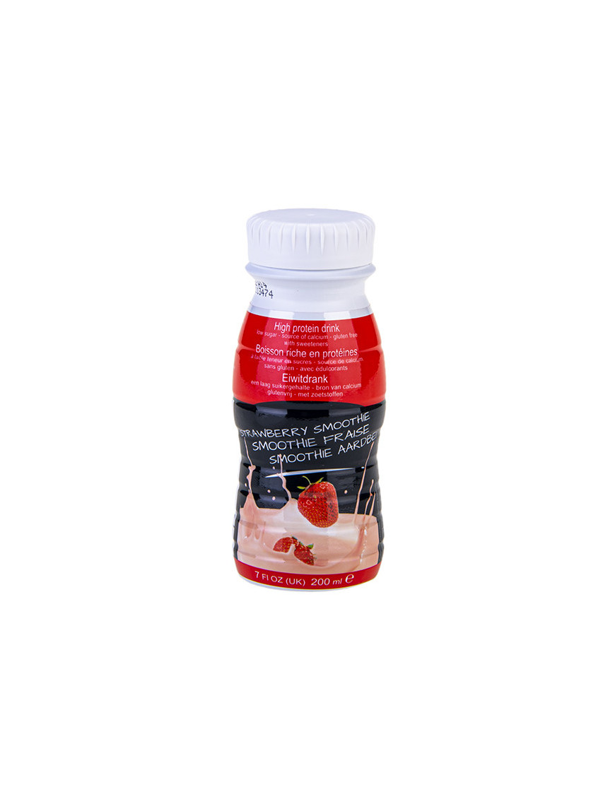 Smoothie proteico de fresa UHT