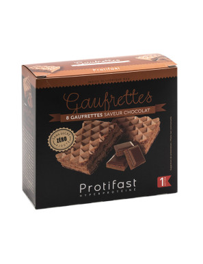 Gofres de proteínas sabor chocolate