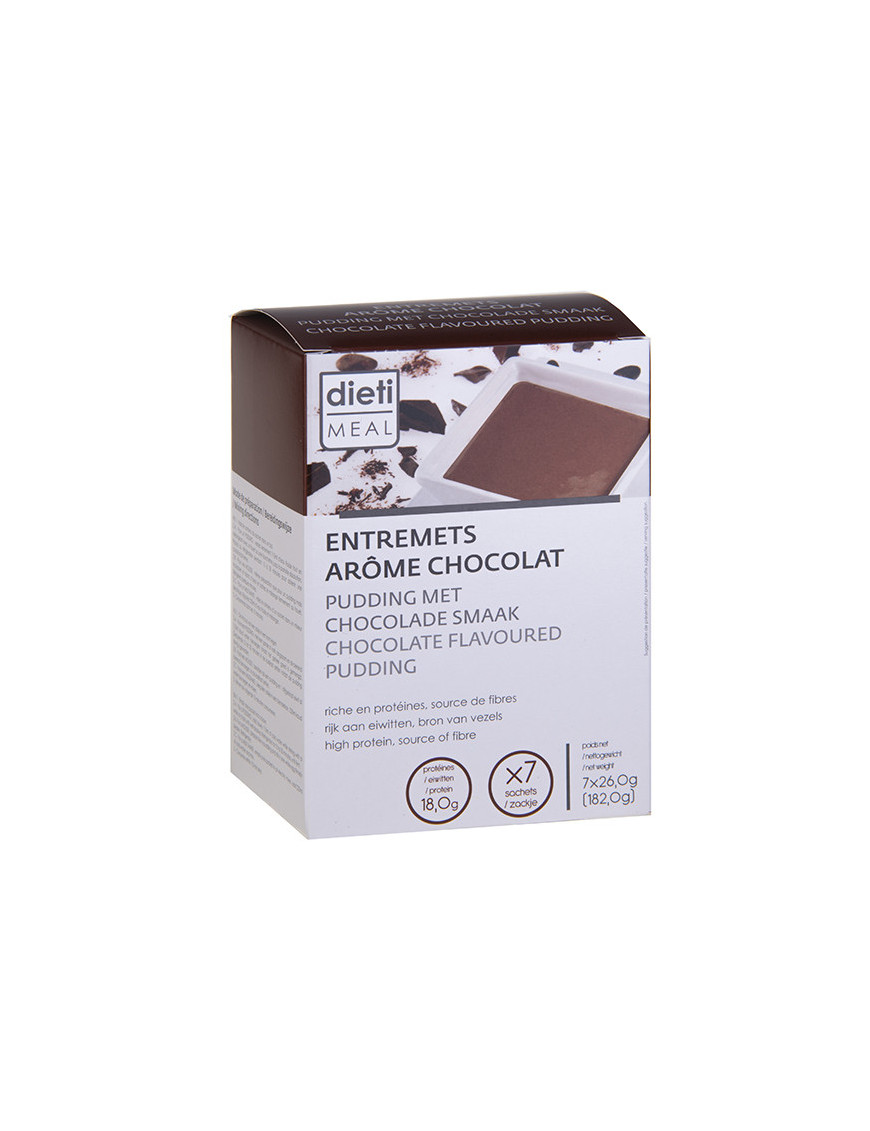 7 Natillas proteicas sabor chocolate