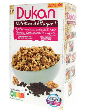 Dukan chips de chocolate crujientes