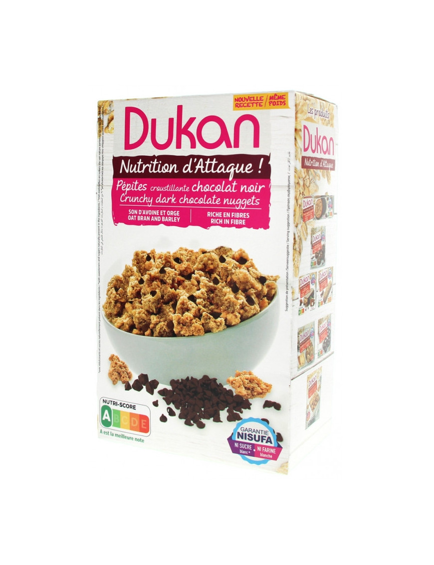 Dukan chips de chocolate crujientes