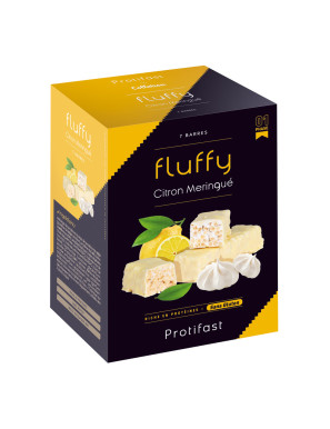 Barritas de proteínas merengue de limón