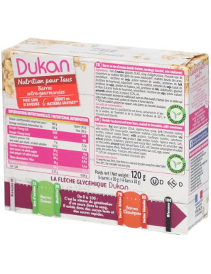 Dukan barritas extra-golosas recubiertas de chocolate