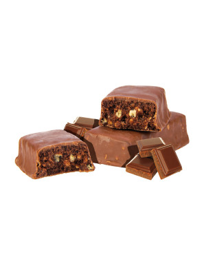 Barrita proteica crujiente de chocolate