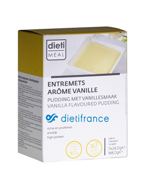 7 Natillas proteicas sabor vainilla 