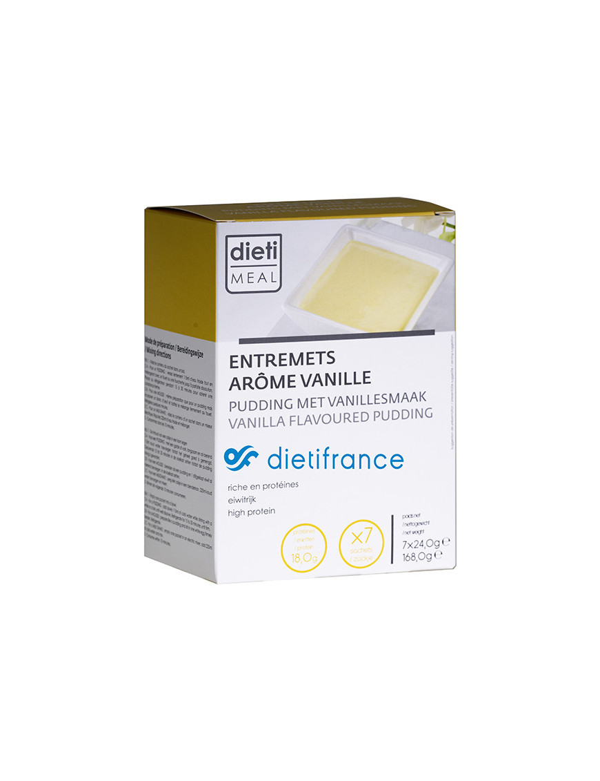 7 Natillas proteicas sabor vainilla 