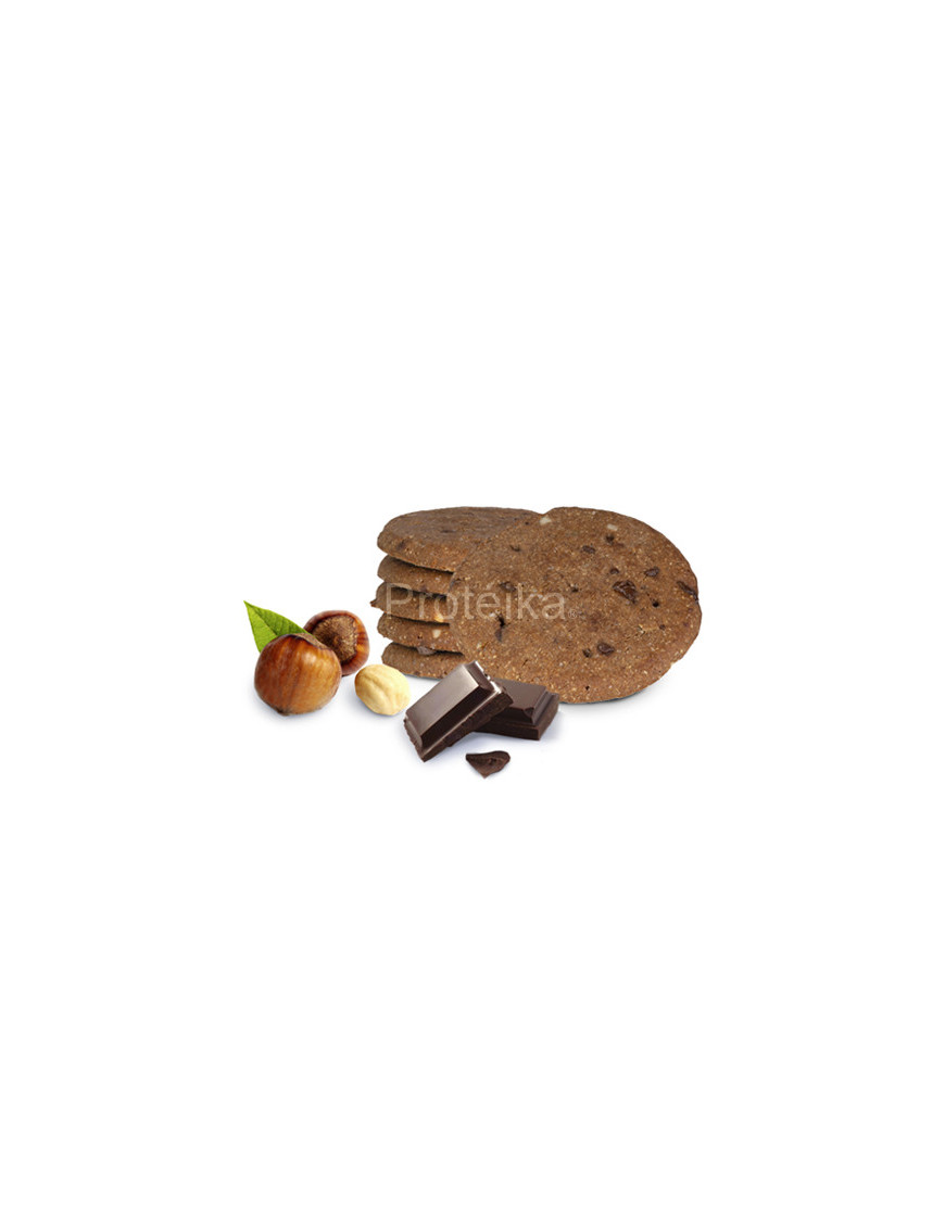 Galletas proteicas de chocolate con avellanas