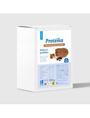 Galletas proteicas de chocolate con avellanas