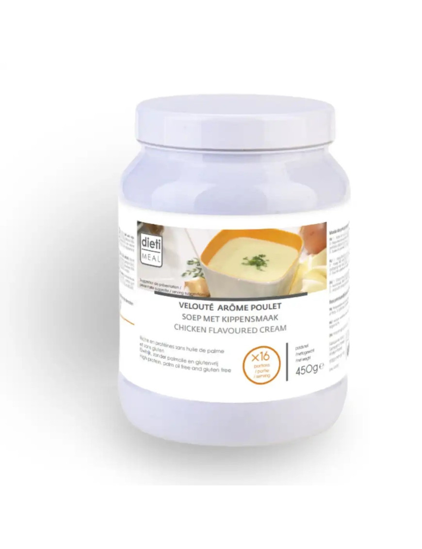 Crema proteica sabor pollo Bote 450 g