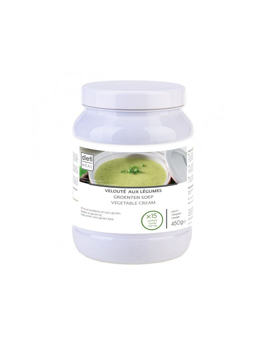 Crema proteica sabor verduras Bote 450 g