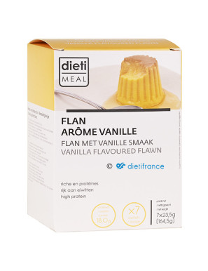Flan proteico sabor vainilla