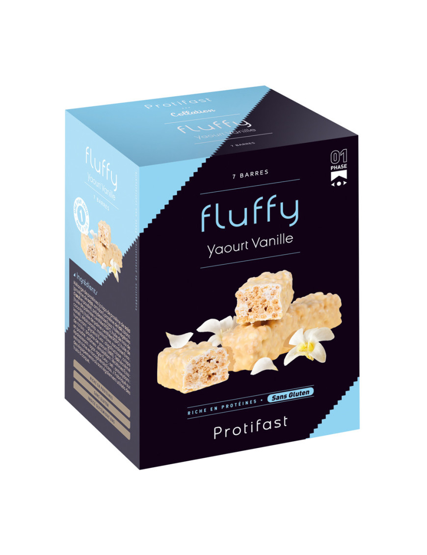 Protifast barrita fluffy sabor vainilla crujiente