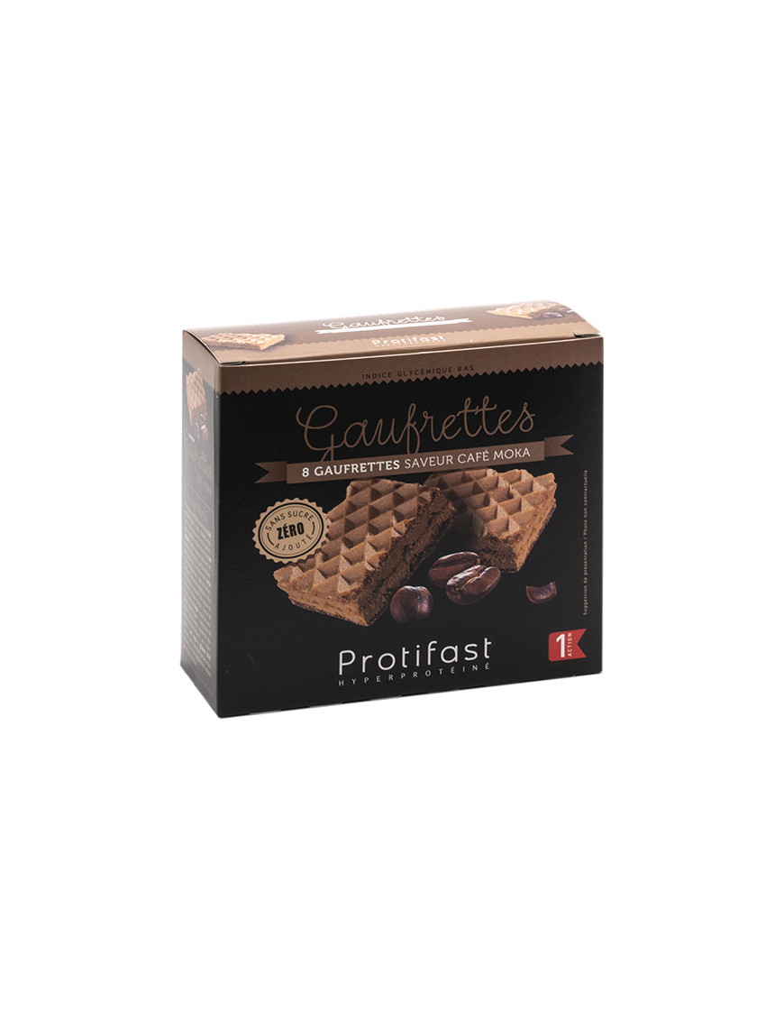 Gofres de proteínas sabor de Café