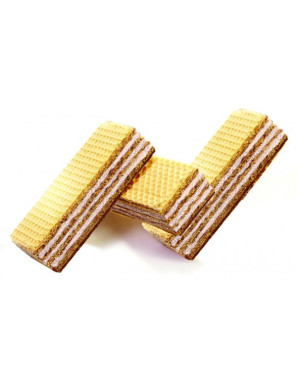 Barquillos de vainilla con chocolate