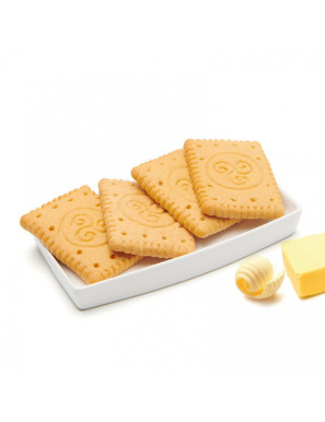 Galletas proteicas tipo María sabor vainilla
