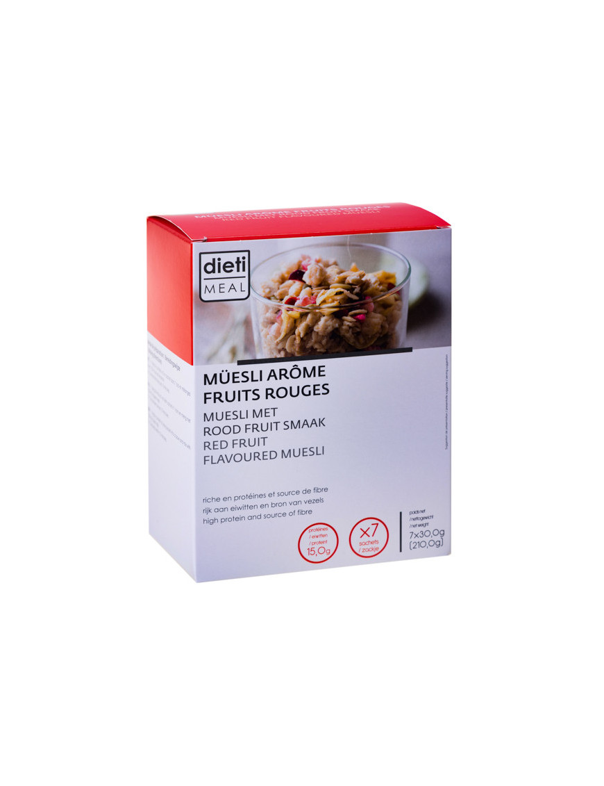 Muesli con frutos rojos