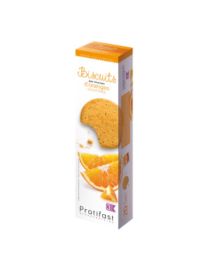 Galletas proteicas de naranja