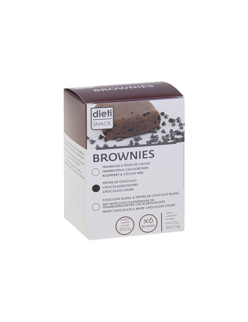 Brownie de chocolate con pepitas de cacao